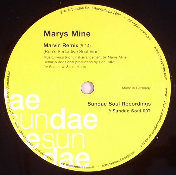 MARYS MINE/COOL MILLION - Marvin Remix (warehouse find)