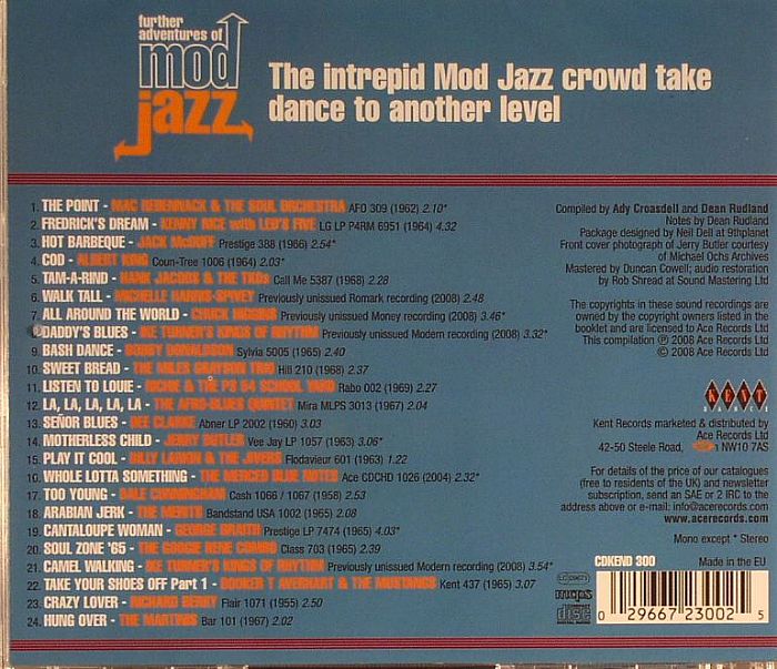 VARIOUS - Further Adventures Of Mod Jazz