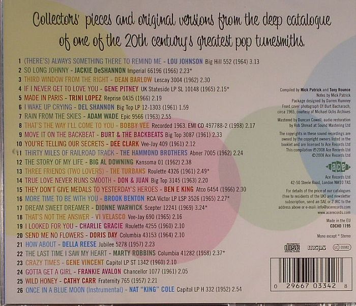 VARIOUS - Always Something There: A Burt Bacharach Collector's Anthology 1952-1969
