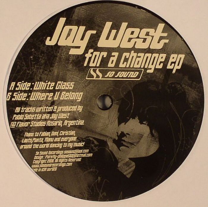 WEST, Jay - For A Change EP