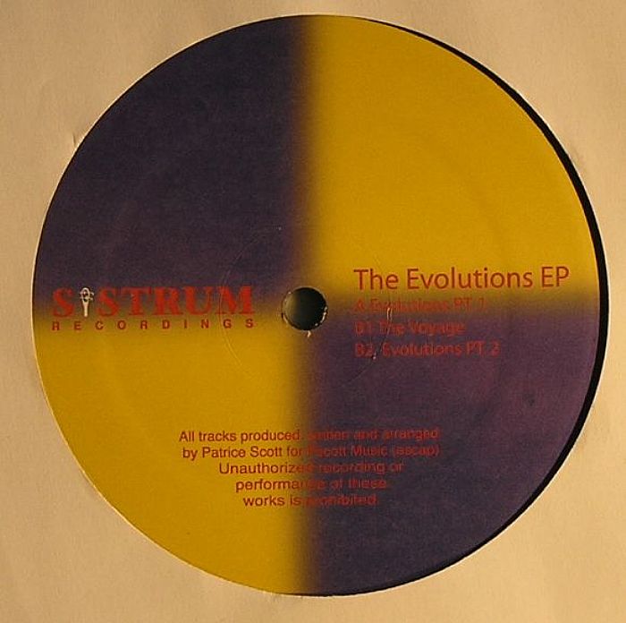 SCOTT, Patrice - The Evolutions EP