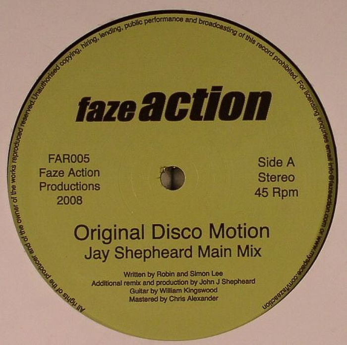 FAZE ACTION - Original Disco Motion (remixes)