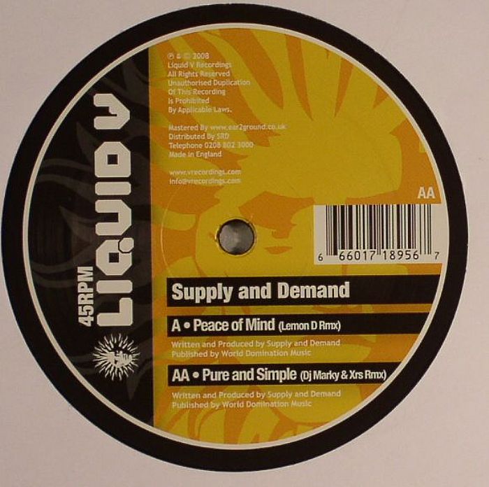 SUPPLY & DEMAND - Peace Of Mind