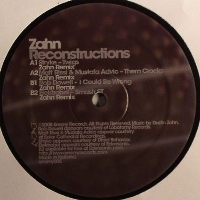 ZAHN/STRYKE/MATT RISSI/MUSTAFA ADVIC/ROB DOWELL/ELEKTRABEL - Reconstructions