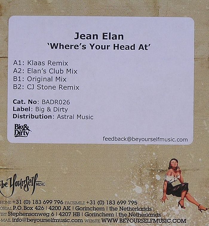 ELAN, Jean - Where's Your Head At