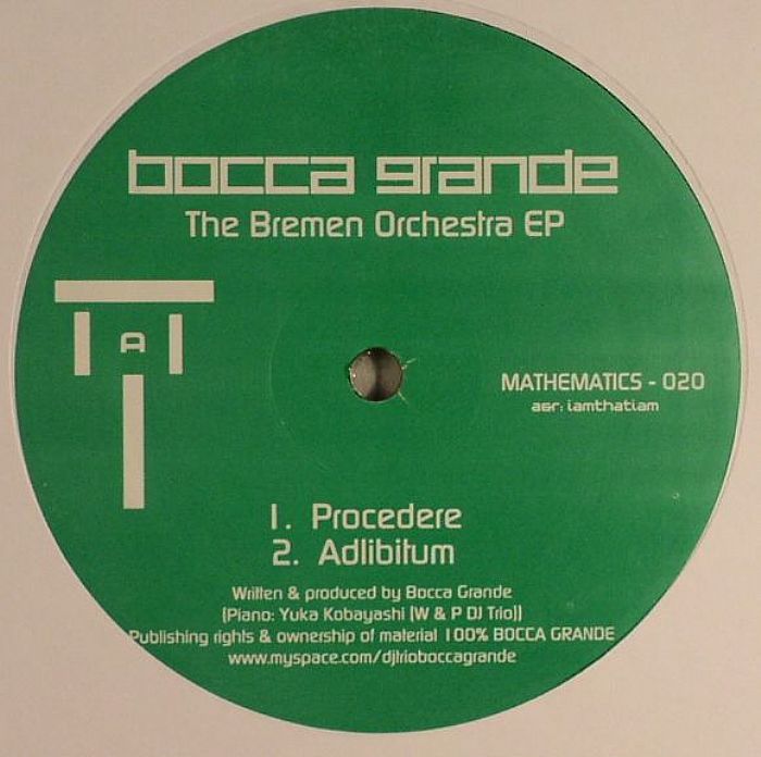 BOCCA GRANDE - The Bremen Orchestra EP
