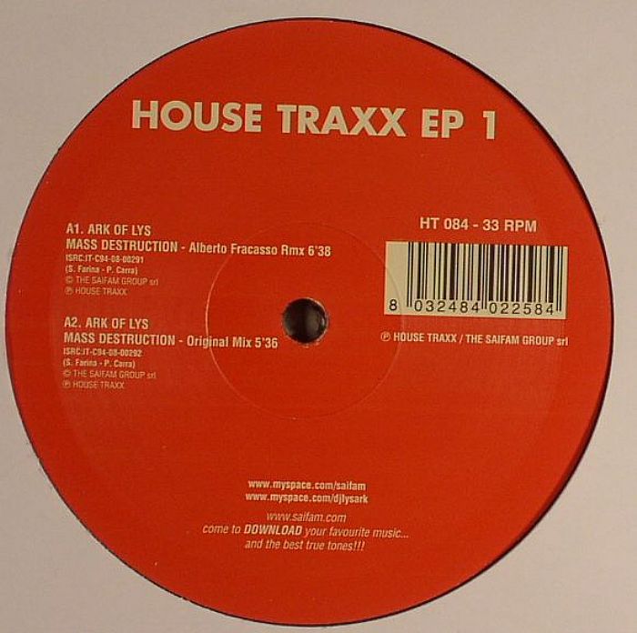 ARK OF LYS/BETA BOY - House Traxx EP 1