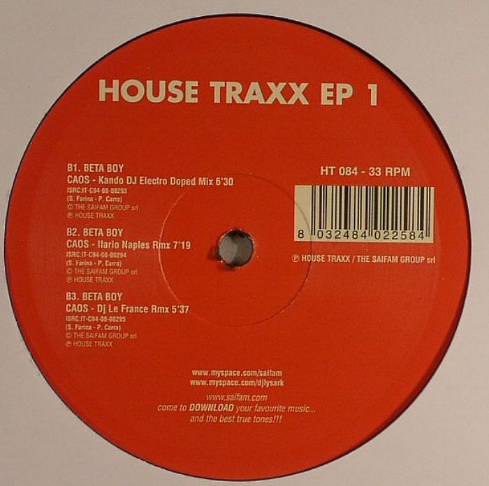 ARK OF LYS/BETA BOY - House Traxx EP 1