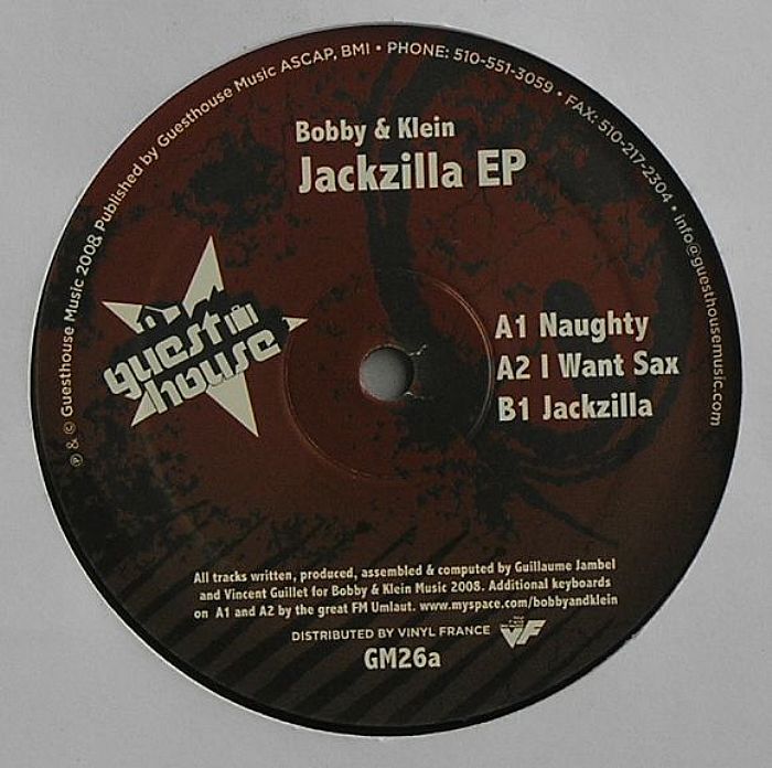 BOBBY & KLEIN - Jackzilla EP