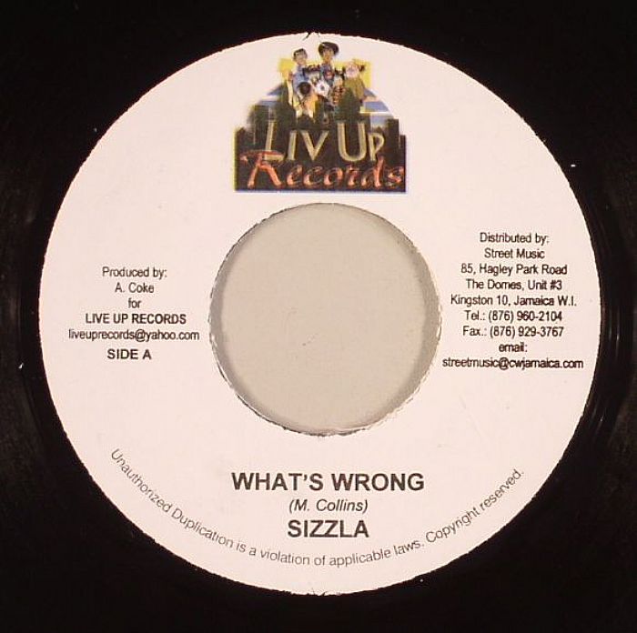 SIZZLA - What's Wrong (Liv Up Riddim)