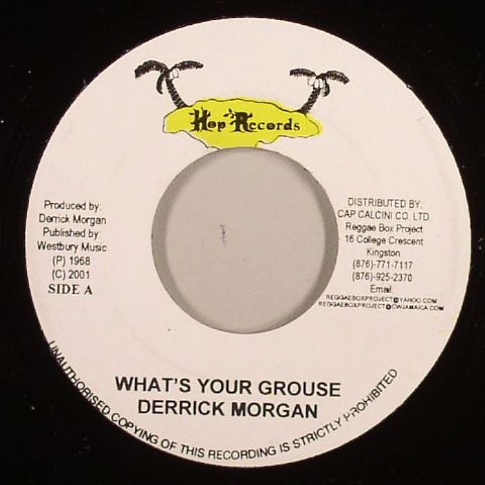MORGAN, Derrick - What's Your Grouse