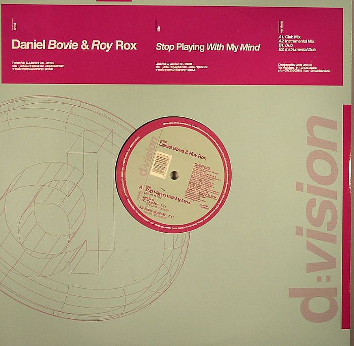 BOVIE, Daniel/ROY ROX - Stop Playing With My Mind