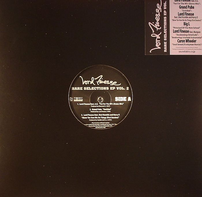 LORD FINESSE - Lord Finesse Rare Selections EP Vol 2