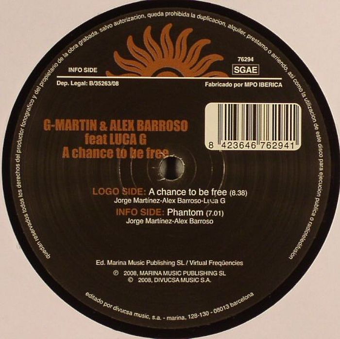 G MARTIN/ALEX BARROSO feat LUCA G - A Chance To Be Free