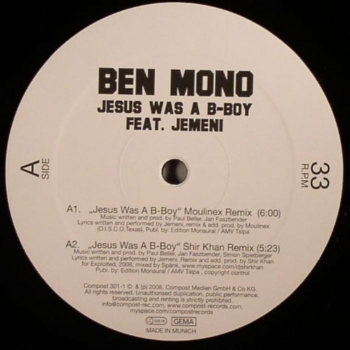 MONO, Ben feat JEMENI - Jesus Was A B Boy