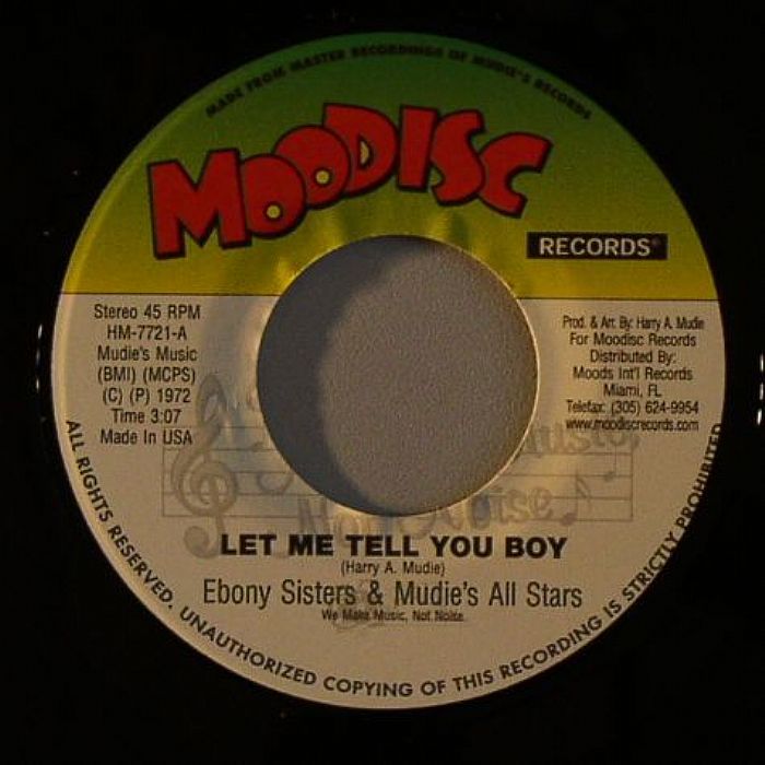 EBONY SISTERS/MUDIE'S ALL STARS/MUDIE'S DUB CREW - Let Me Tell You Boy (Riddim)