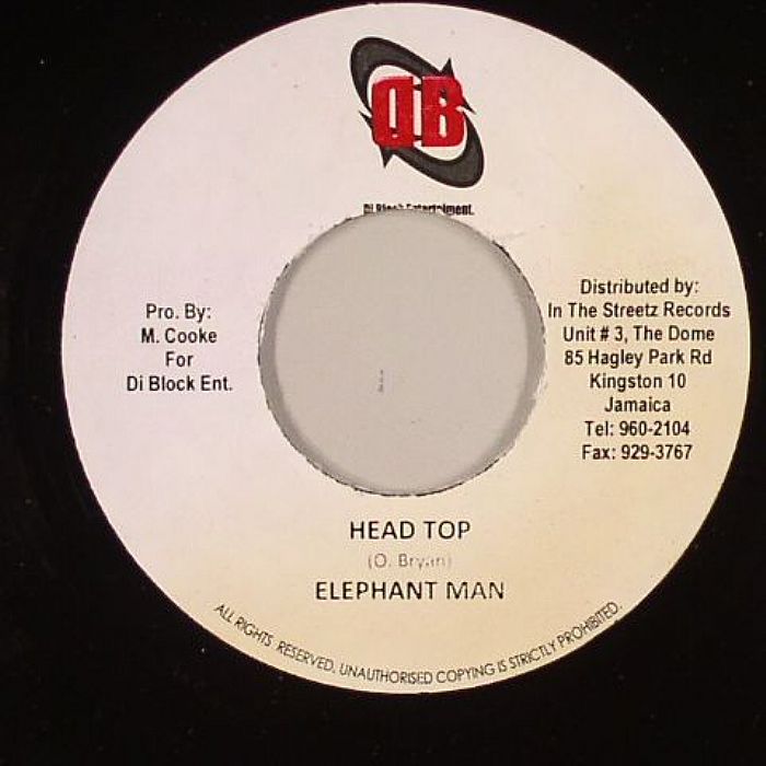 ELEPHANT MAN - Head Top (Night Creature Riddim)