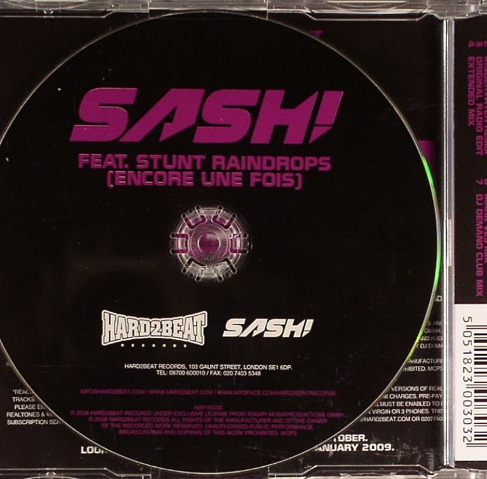 Raindrops Encore Une Fois Sash Feat Stunt