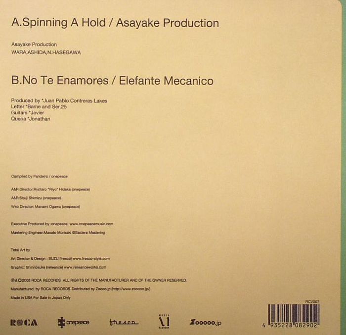 ASAYAKE PRODUCTION/ELEFANTE MECANICO - Saudade: Cocomo EP 03