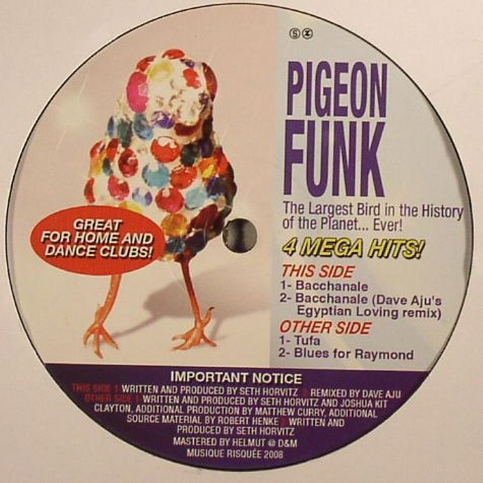 PIGEON FUNK aka SUTEKH/KIT CLAYTON - The Largest Bird In The History Of The Planet... Ever!