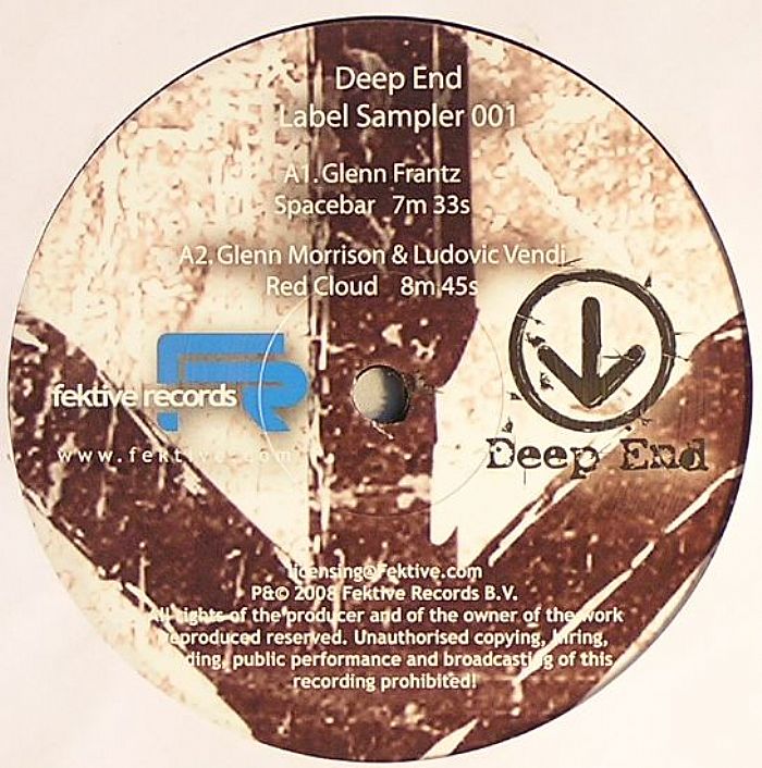 FRANTZ, Glenn/GLENN MORRISON/LUDOVIC VENDI/ADRIAN IVAN - Deep End Label Sampler 001