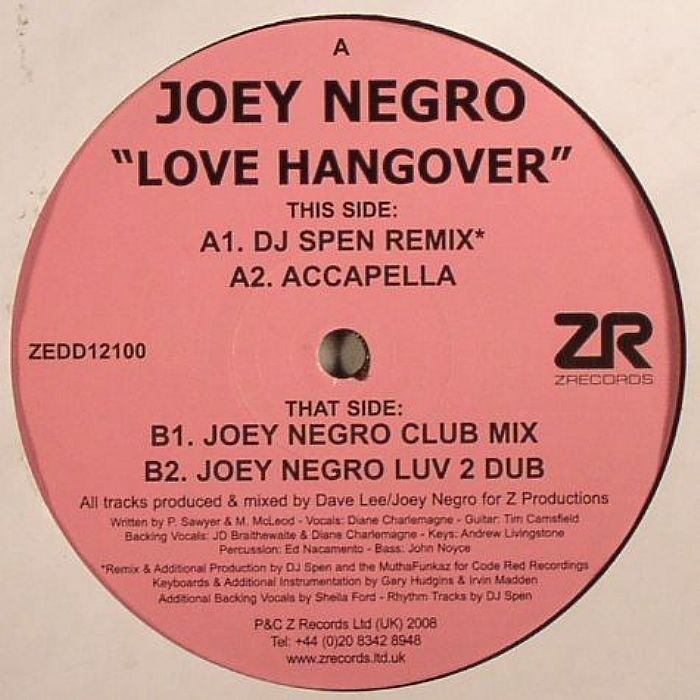 NEGRO, Joey - Love Hangover