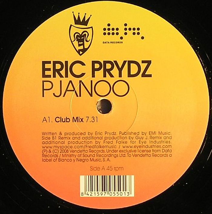 PRYDZ, Eric - Pjanoo (Guy J & Fred Falke remixes)