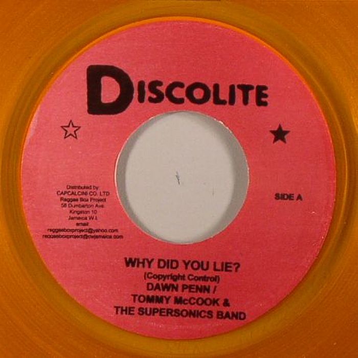 DAWN PENN/TOMMY McCOOK/THE SUPERSONIC BAND - Why Did You Lie?