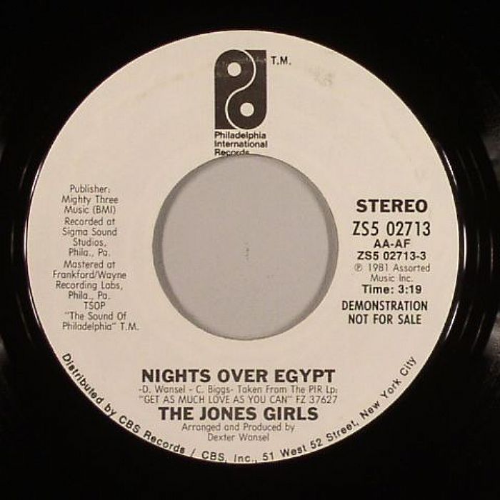 JONES GIRLS, The - Nights Over Egypt