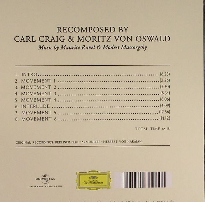 CRAIG, Carl/MORITZ VON OSWALD - Recomposed: Music By Maurice Ravel & Modest Mussorgsky