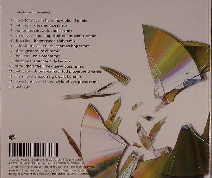 MOBY - Last Night: Remixed