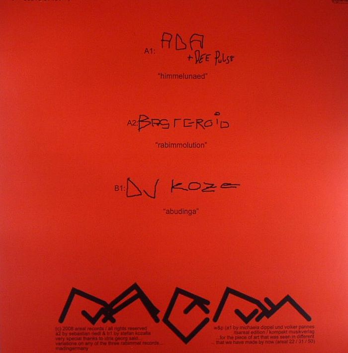 ADA/DEE PULSE/BASTEROID/DJ KOZE - Rabimmel With A Vengeance