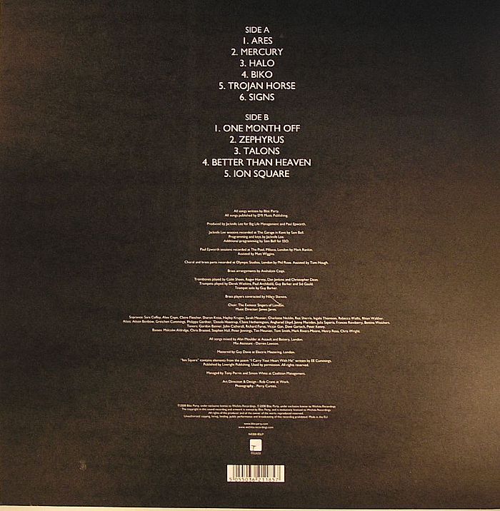 BLOC PARTY - Intimacy