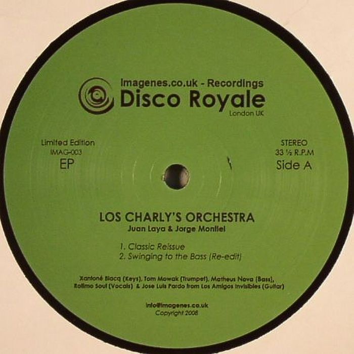 LOS CHARLY'S ORCHESTRA aka JUAN LAYA/JORGE MONTIEL - Disco Royale EP