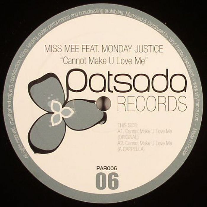 MISS MEE feat MONDAY JUSTICE - Cannot Make U Love Me