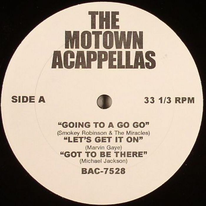 ROBINSON, Smokey & THE MIRACLES/MARVIN GAYE/ MICHAEL JACKSON/THE TEMPTATIONS/THE VELVETTES - The Motown Acappellas