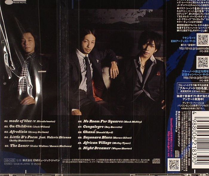 QUASIMODE - Mode Of Blue
