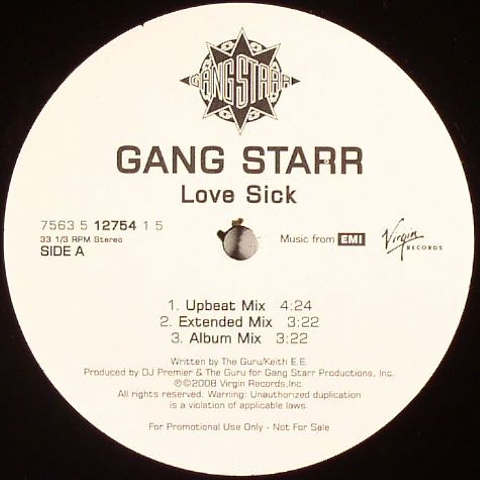 GANG STARR - Love Sick