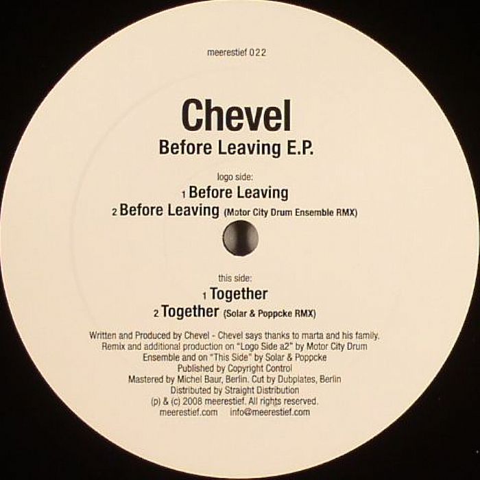 CHEVEL - Before Leaving EP
