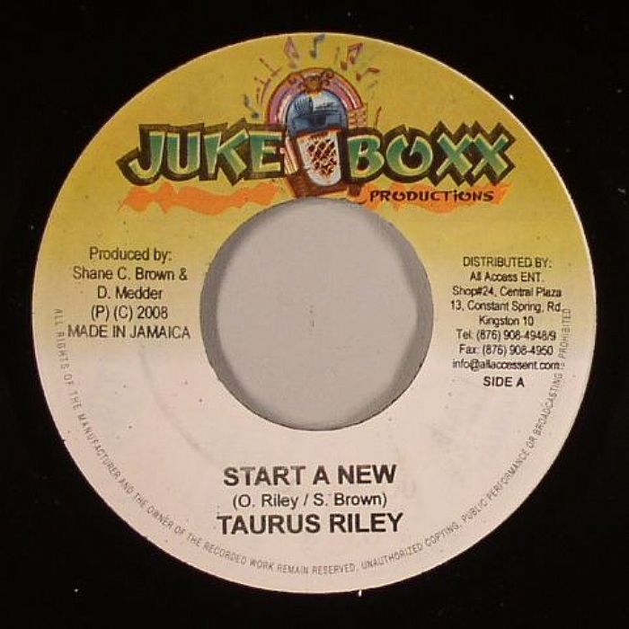 Taurus RILEY Start A New (Nylon Riddim) vinyl at Juno Records.