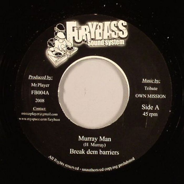 MURRAY MAN - Break Dem Barriers (Billy Jean Riddim)