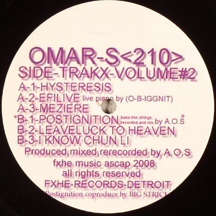 OMAR S - Sidetrakx Volume #2