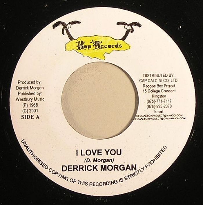 MORGAN, Derrick - I Love You