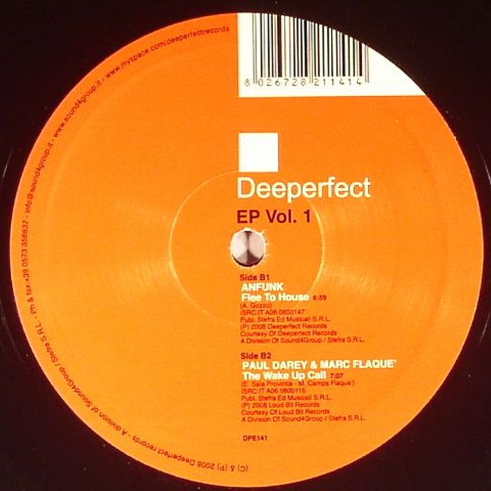 CRIMINAL VIBES/STEVE AGUIRRE/ANFUNK/PAUL DAREY/MARC FLAQUE - Deeperfect Records EP Vol 1