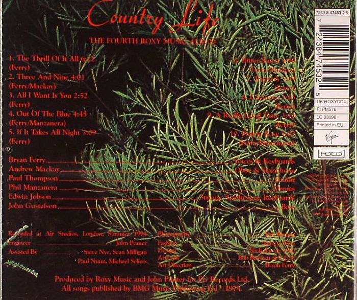 ROXY MUSIC - Country Life (remastered)