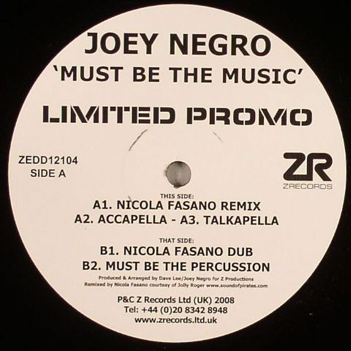 NEGRO, Joey - Must Be The Music