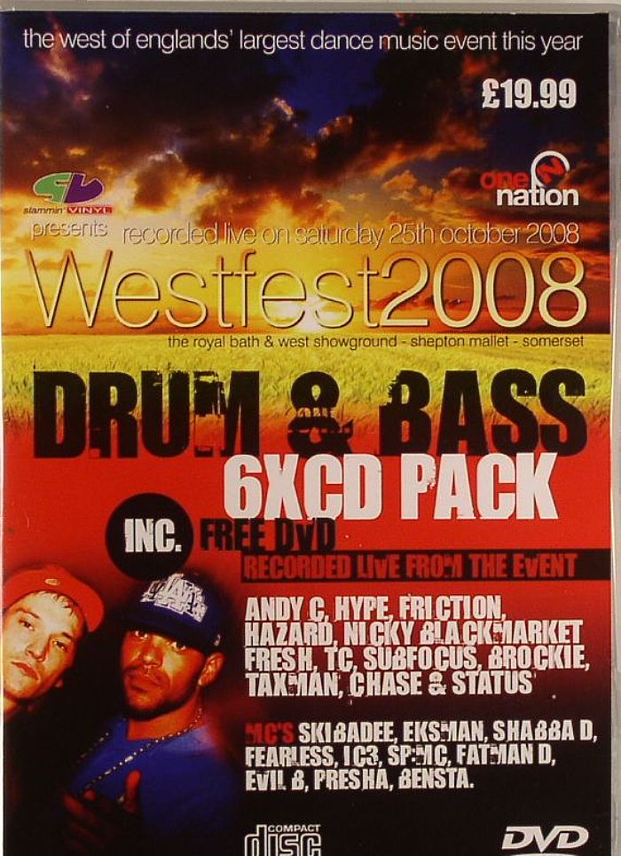 ANDY C/HYPE/FRICTION/HAZARD/NICKY BLACKMARKET/FRESH/TC/SUBFOCUS/BROCKIE/TAXMAN/CHASE & STATUS - Westfest 2008: Drum & Bass