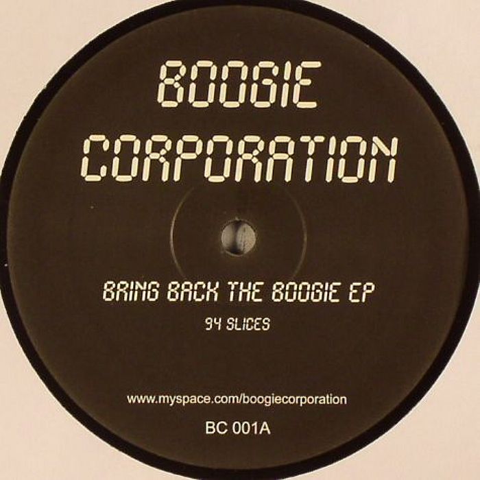 BOOGIE CORPORATION - Bring Back The Boogie EP