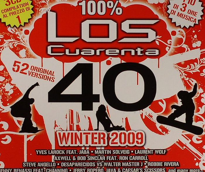 VARIOUS - 100% Los Cuarenta 40: Winter 2009