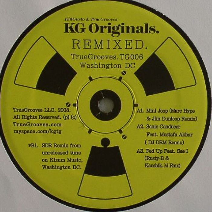 KIDGUSTO/TRUEGROOVES - KG Originals Remixed
